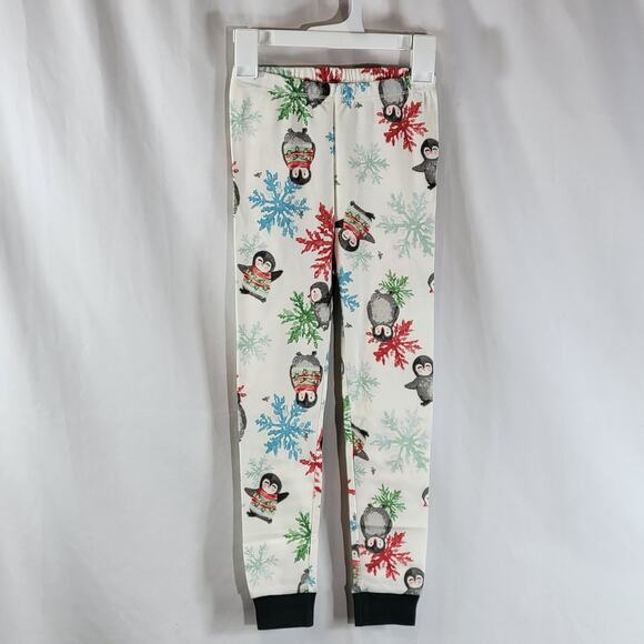 Burt's Bees Penguins and Snowflakes Print Pajama Set, Multicolor, Sz 6Y, NWT - Picture 5 of 6